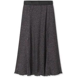 Mads Nrgaard Gun Metal 2X2 Lurex Salina Skirt