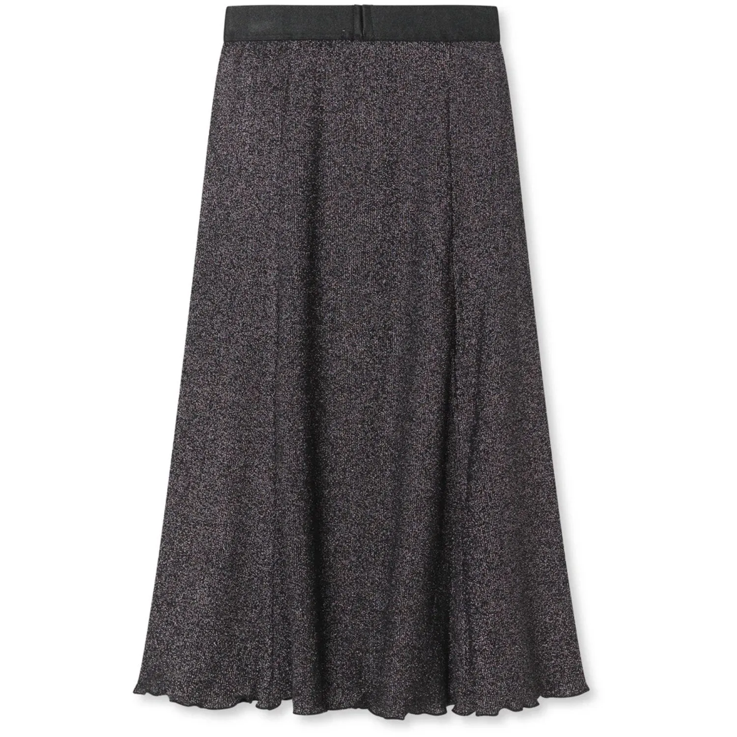 Mads Nrgaard Gun Metal 2X2 Lurex Salina Skirt