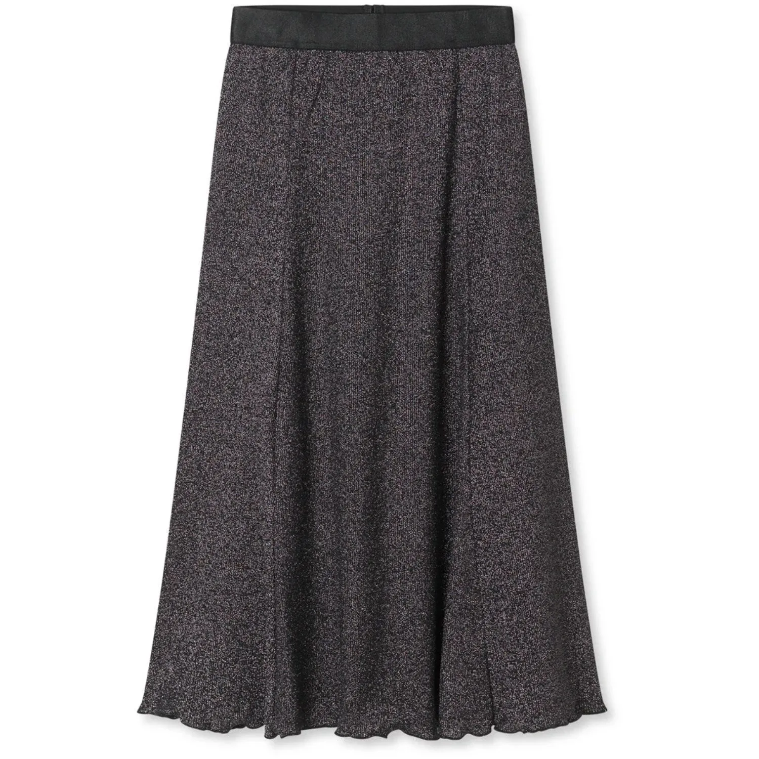 Mads Nrgaard Gun Metal 2X2 Lurex Salina Skirt