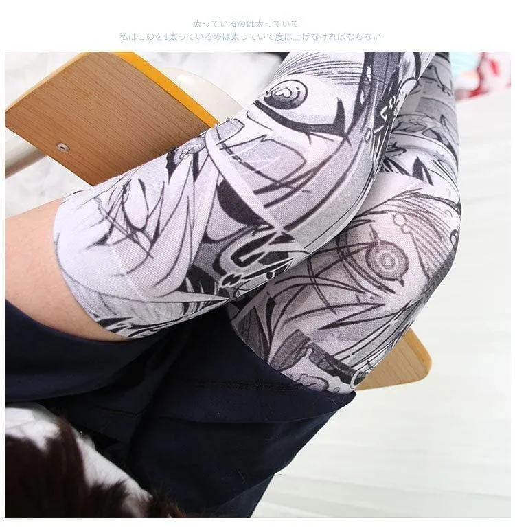 Manga Face Stockings