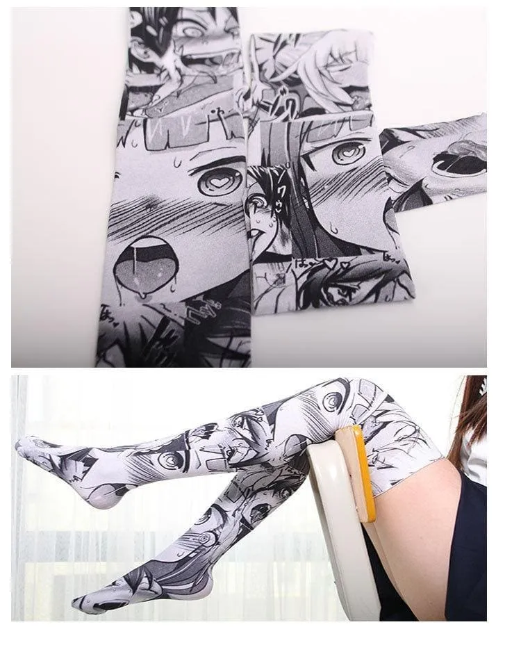 Manga Face Stockings