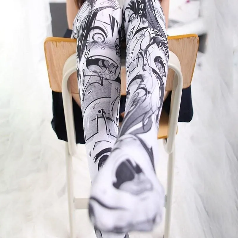 Manga Face Stockings