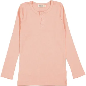 MarMar Modal Fine Rib Soft Coral Blouse