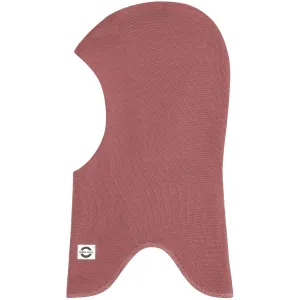 Mikk-Line Rose Brown Wool Balaclava with Windstop
