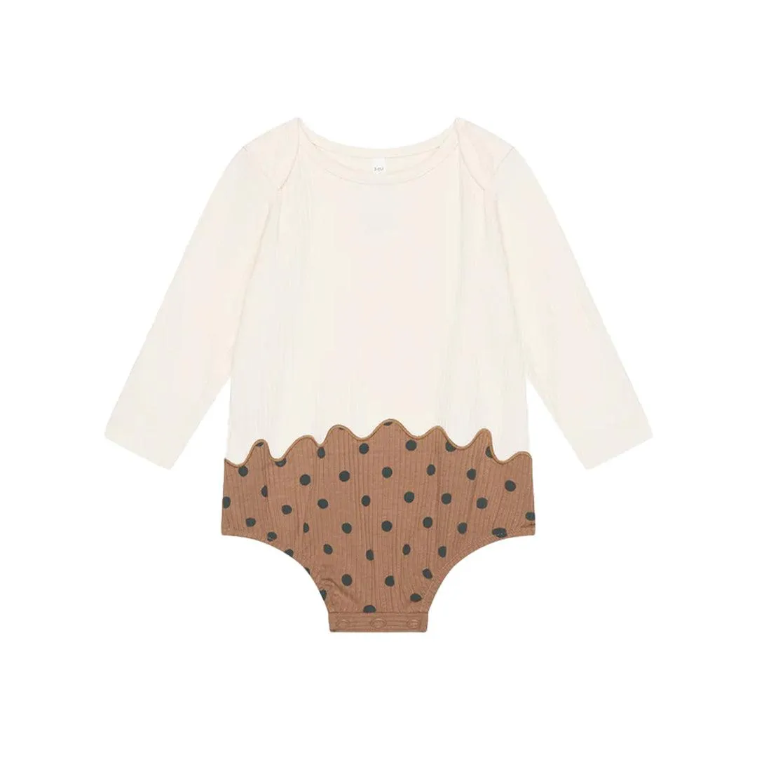 MORI Christmas Pudding Bodysuit - Tofu