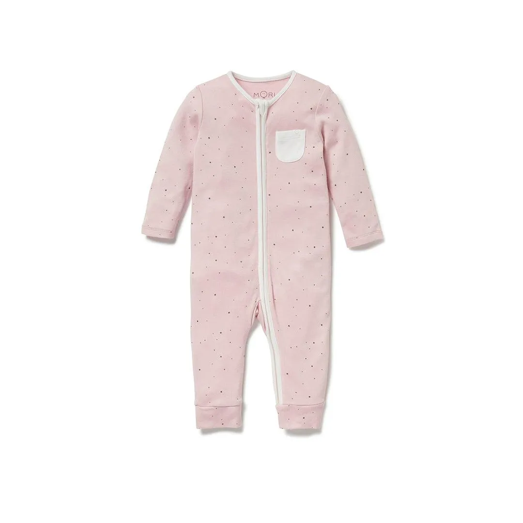 MORI Clever Zip Sleepsuit - Stardust