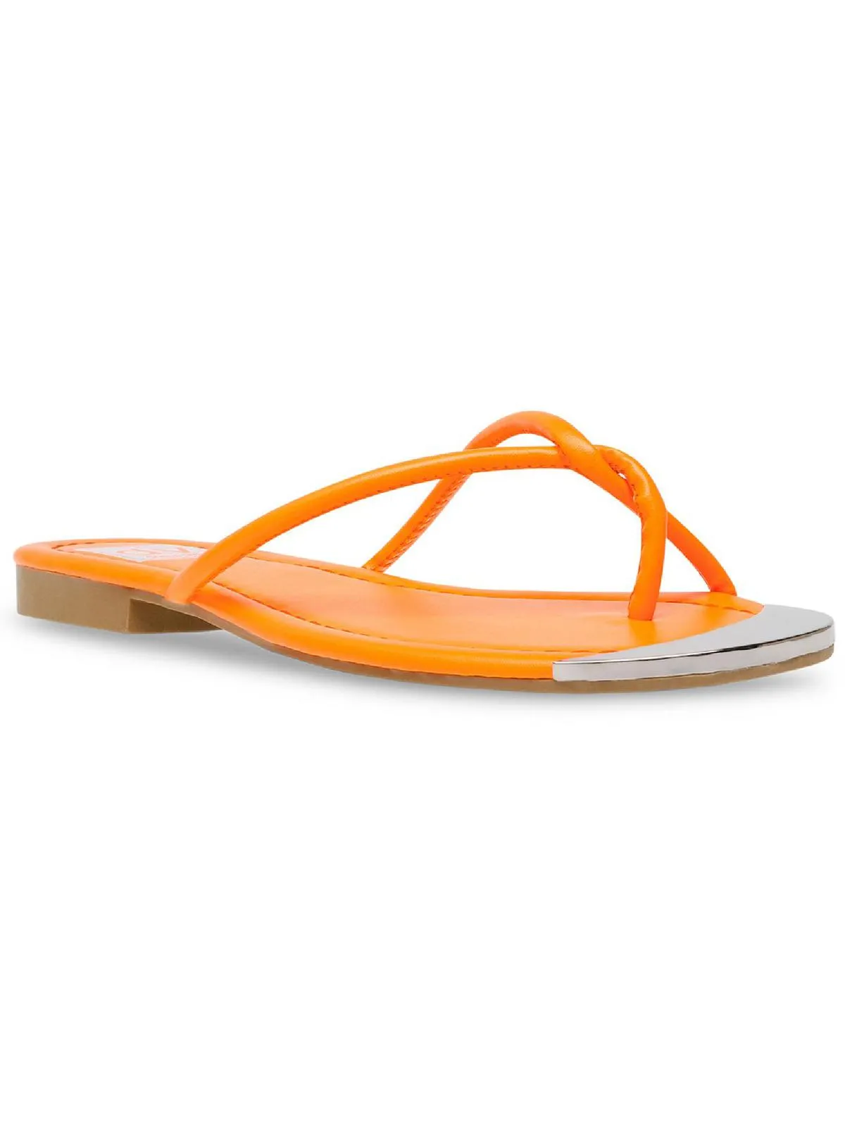 Penni Womens snake print toe loop Flip-Flops