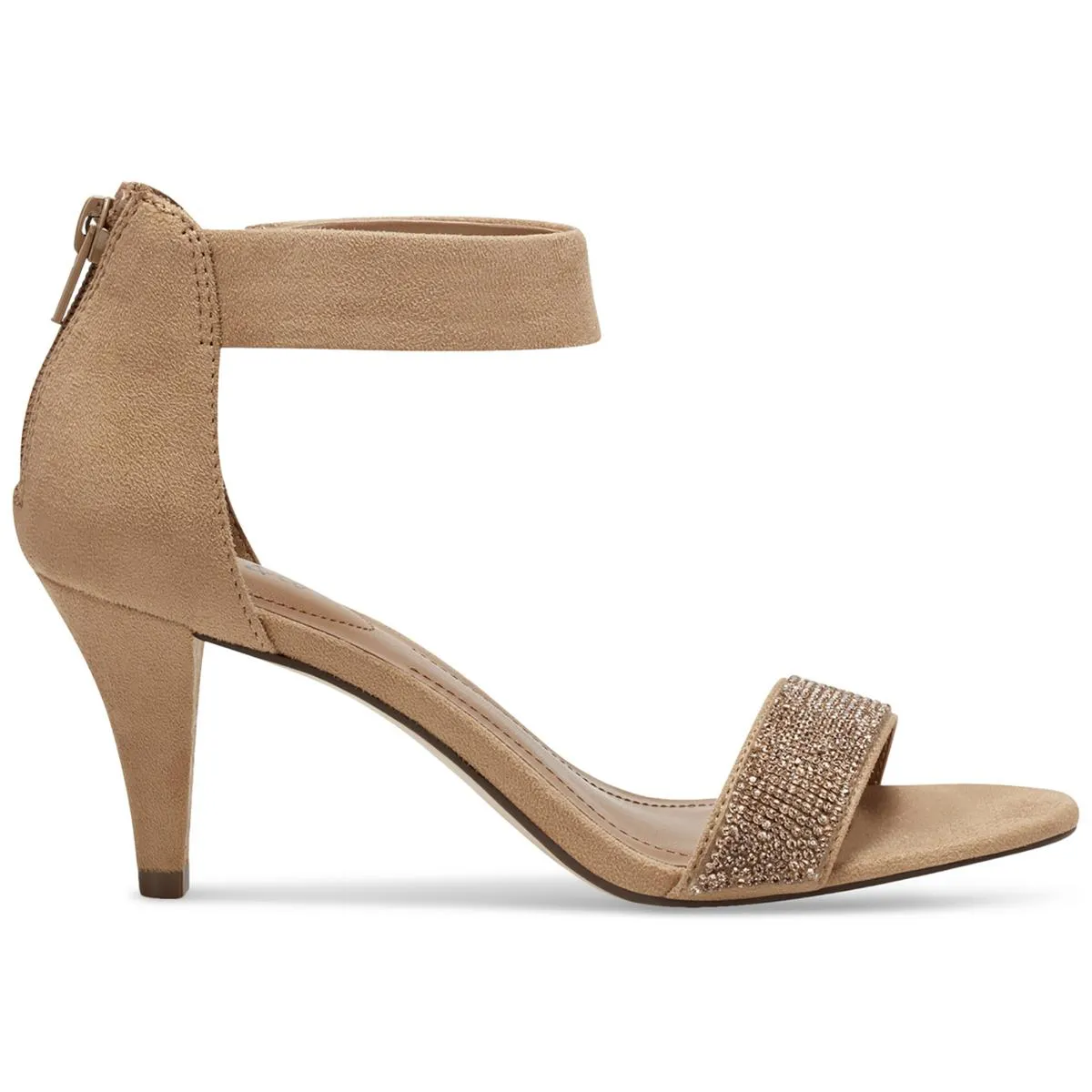 Phillys Womens Padded Insole Embellished Evening Heels