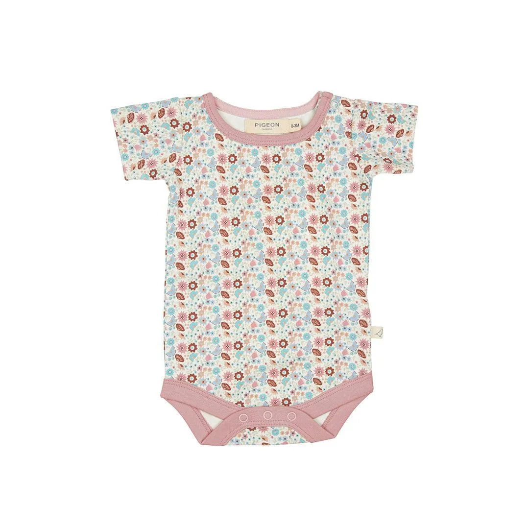 Pigeon Organics Summer Bodysuit - Ditsy