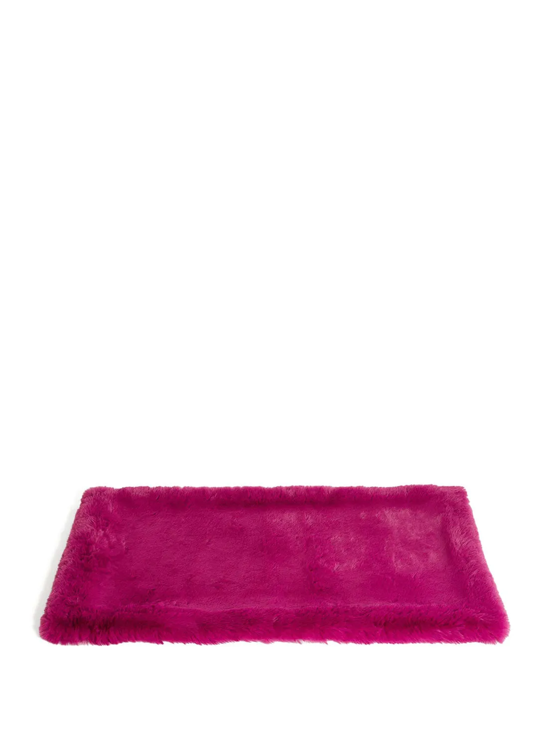 Pink Faux-Fur Luxury Pet Rug Guess