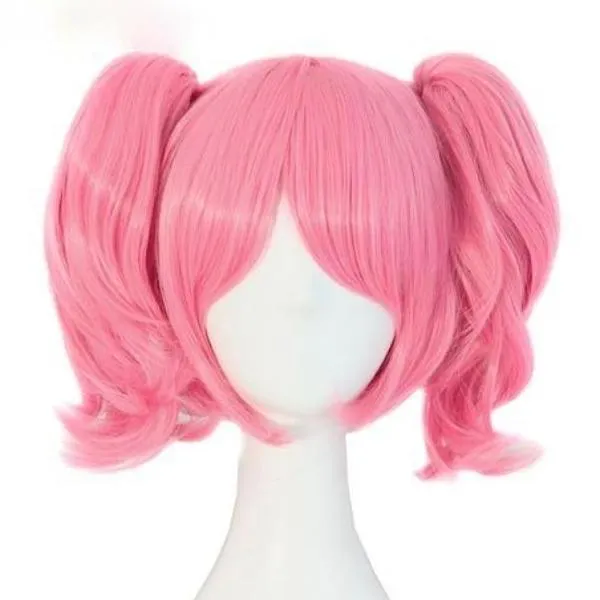 Pink Pigtail Wig