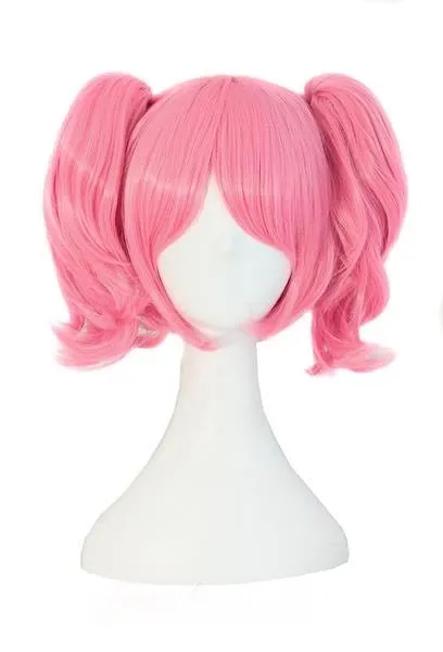 Pink Pigtail Wig