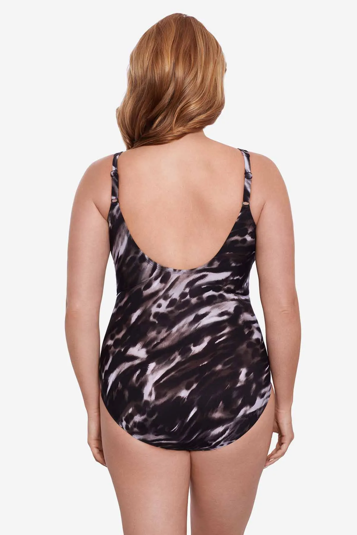 Plus Size Oceanus One Piece in Tempest