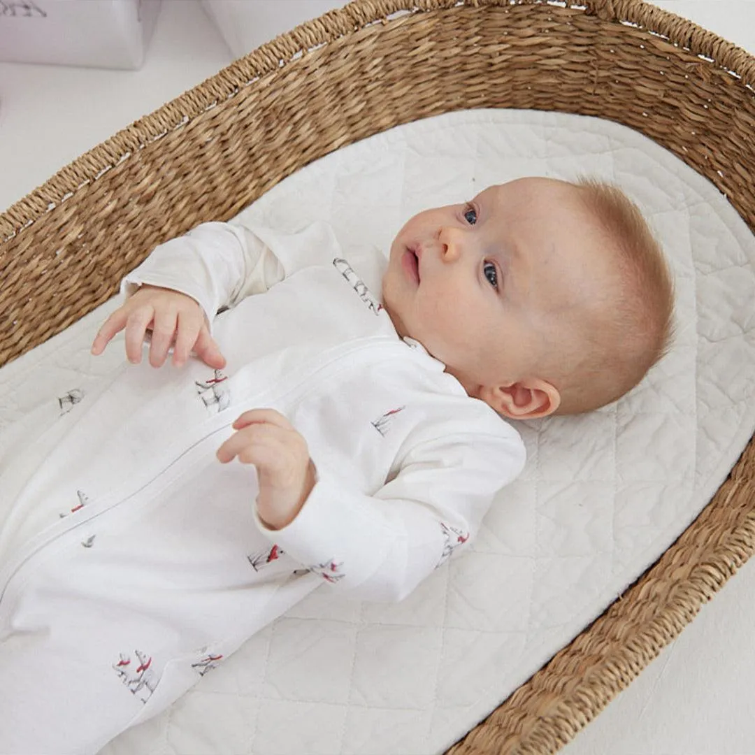 Rosa & Blue Sleepsuit - Polar Bear