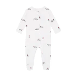 Rosa & Blue Sleepsuit - Polar Bear