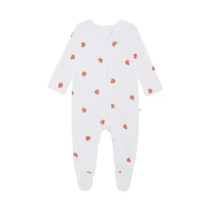 Rosa & Blue Sleepsuit - Strawberry