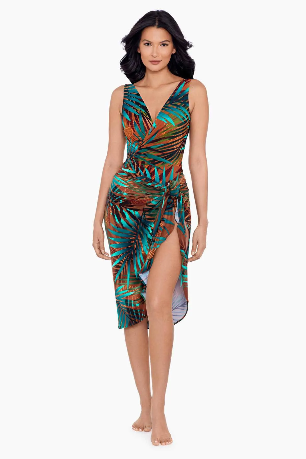 Sarong Cover Up in Tamara Tigre