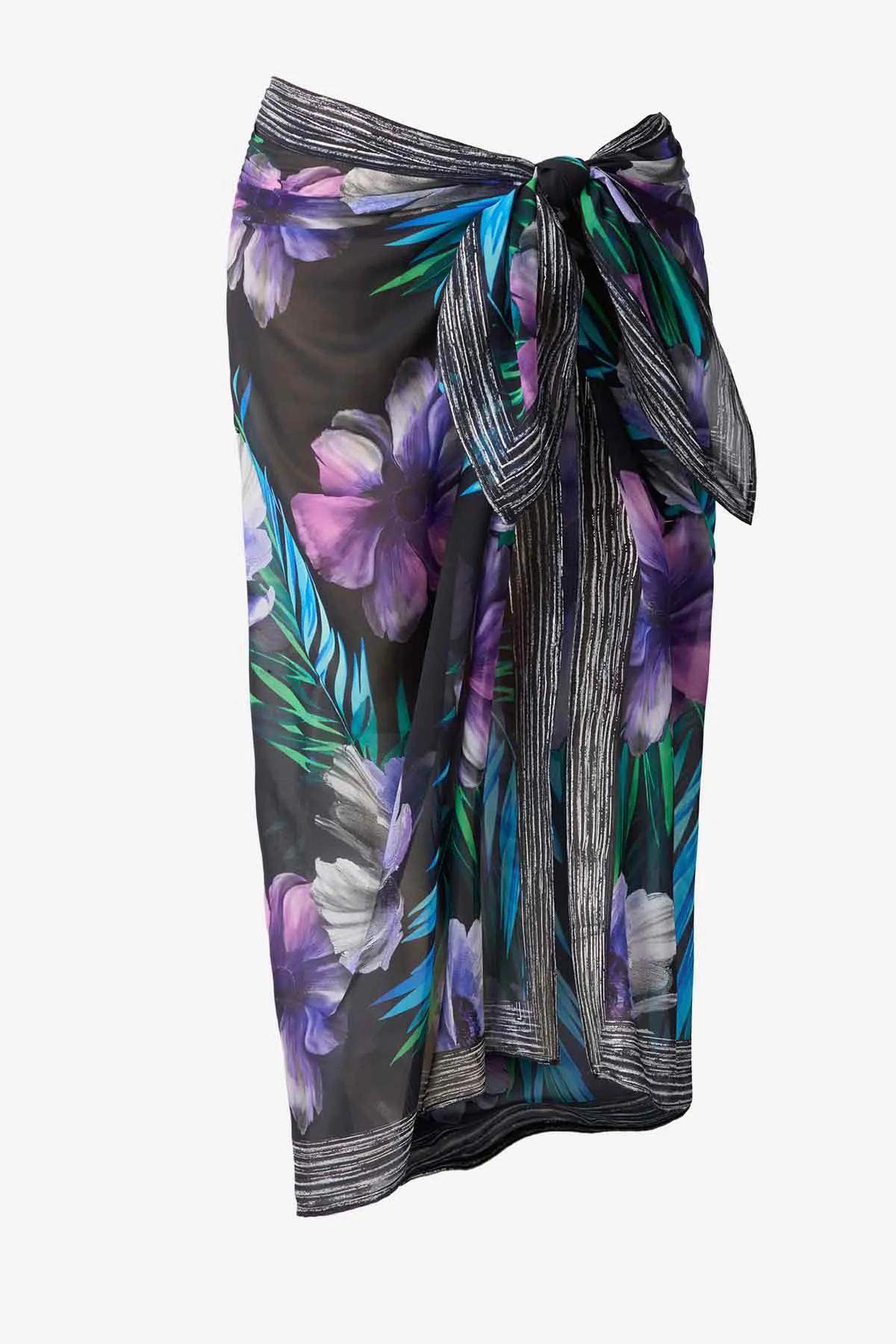 Scarf Pareo Cover Up in Flora Aura