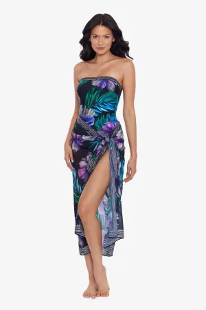 Scarf Pareo Cover Up in Flora Aura