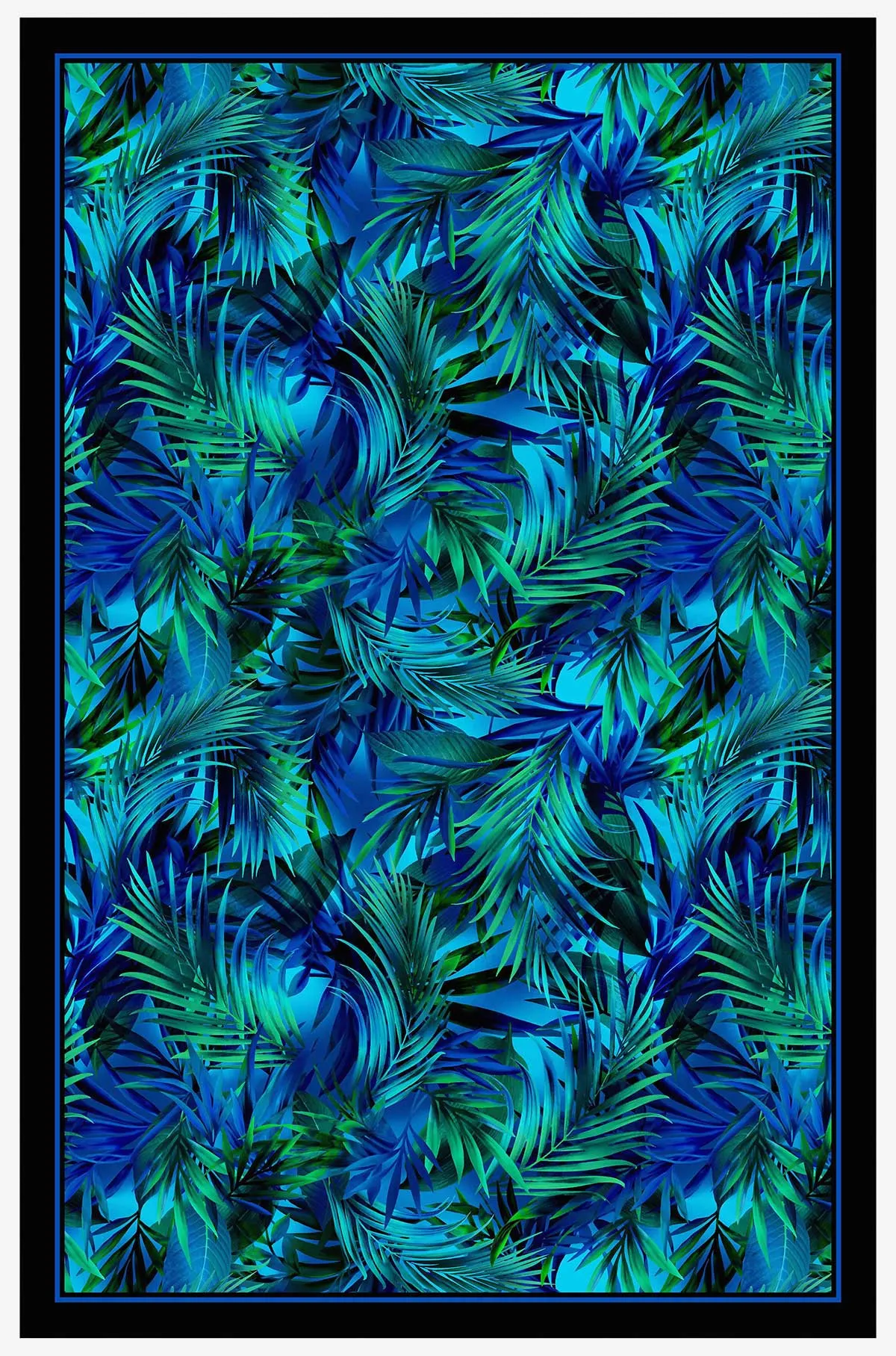 Scarf Pareo Cover Up in Palm Reeder