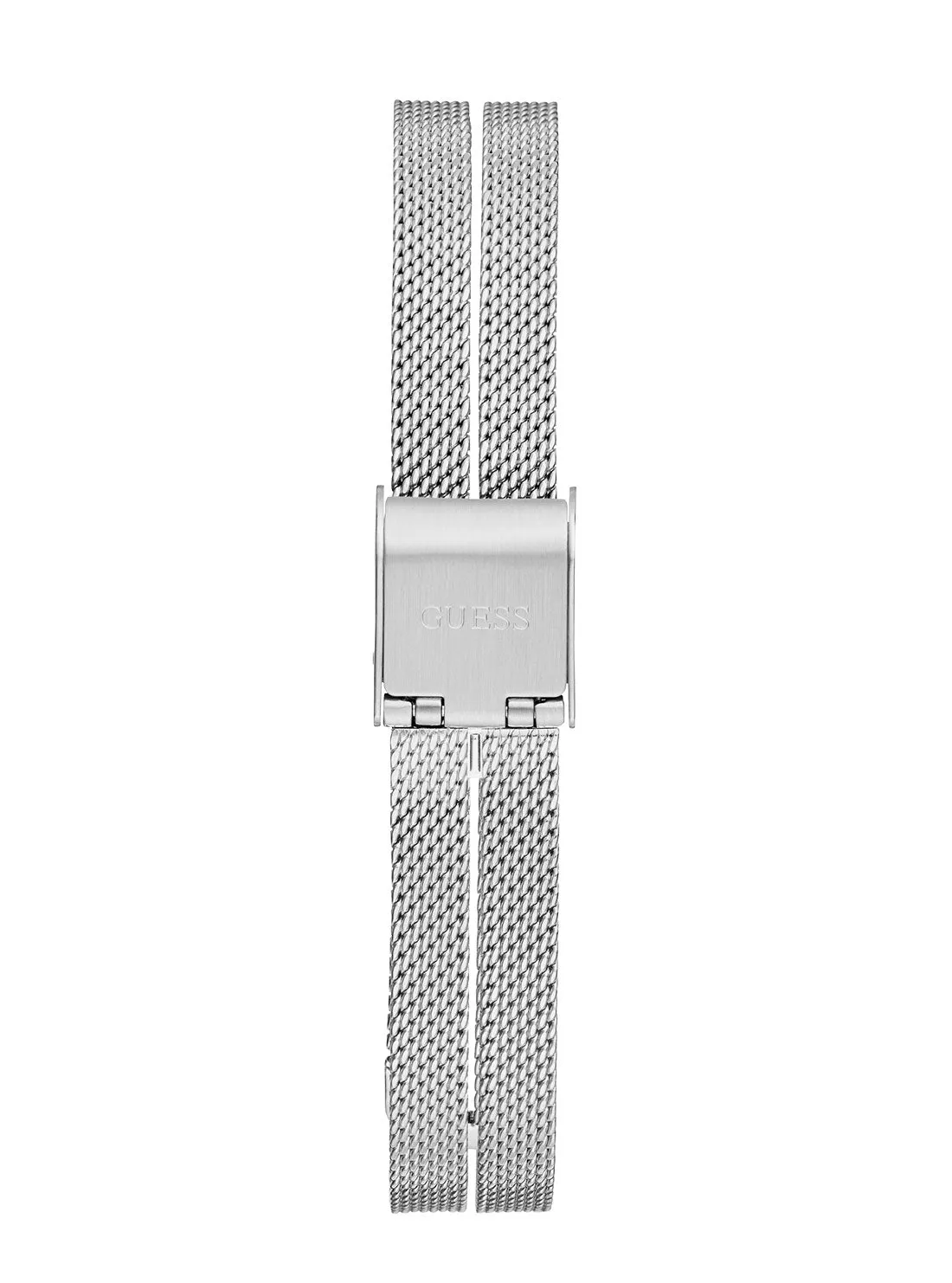 Silver Array Crystal Mesh Watch Guess