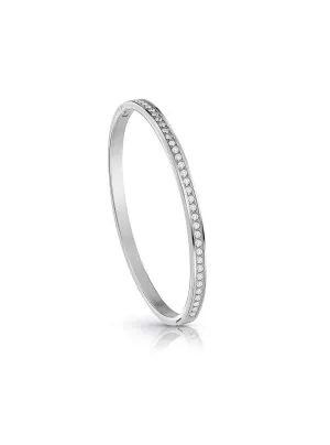 Silver Colour My Day Bangle Guess