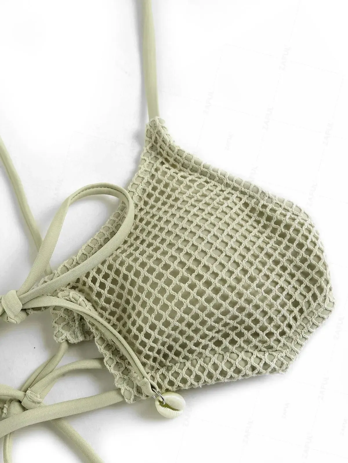 Spaghetti Strap Criss Cross Tie Cut Bikini Set Anna Kay Co