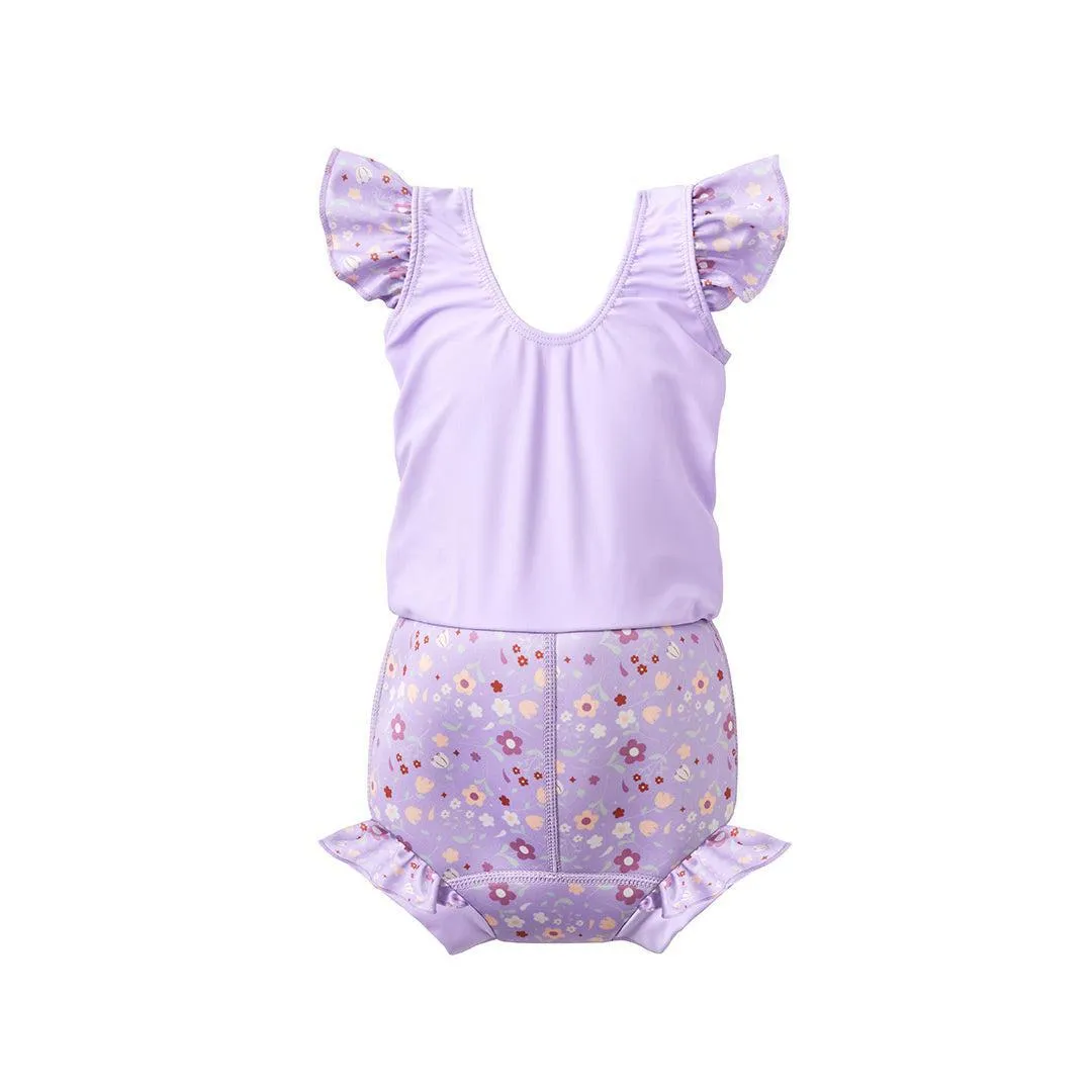 Splash About Costume Happy Nappy Frill  - Lilac Spring
