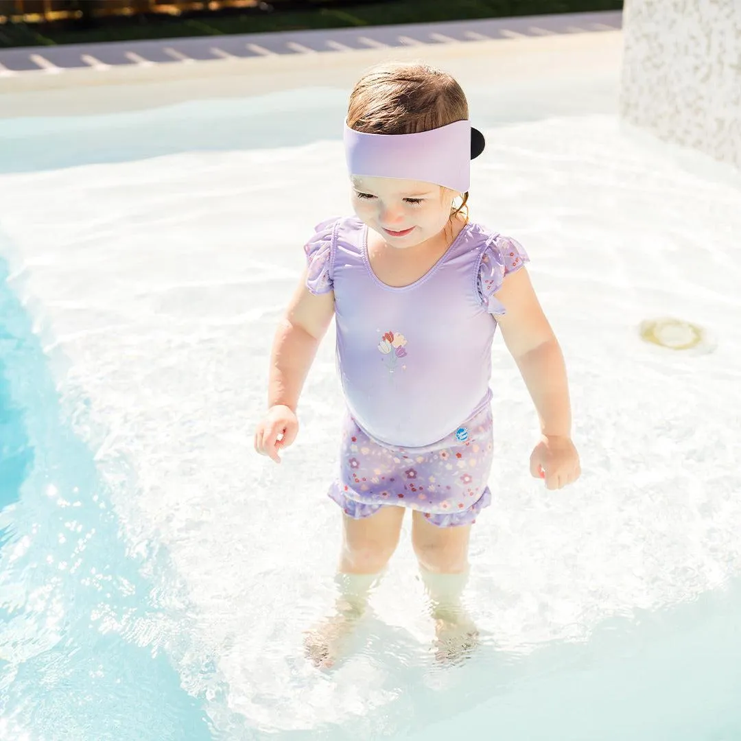 Splash About Costume Happy Nappy Frill  - Lilac Spring
