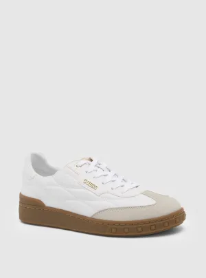 White Iquilt Low-Top Sneaker Guess