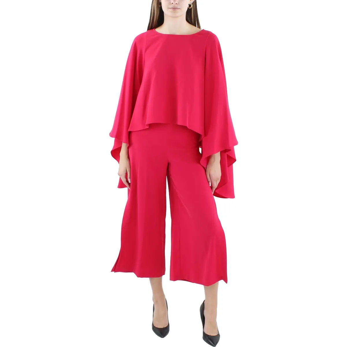 Womens 2 PC Kimono Sleeve Jumpsuit